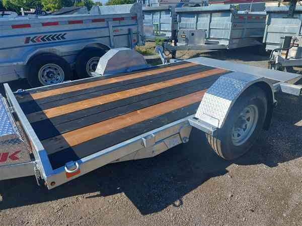 KTRAIL TILT 78X12 EQUIPMENT/CAR HAULER SINGLE AXLE