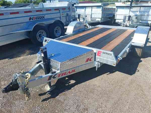 KTRAIL TILT 78X12 EQUIPMENT/CAR HAULER SINGLE AXLE