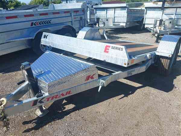 KTRAIL TILT 78X12 EQUIPMENT/CAR HAULER SINGLE AXLE