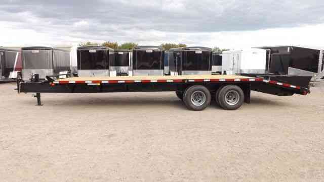 CANADA TRAILERS 102X25 BEAVERTAIL PINTLE DECKOVER