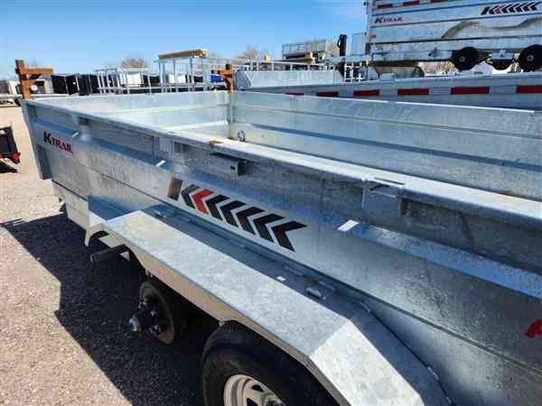 KTRAIL DUMP 6X12 10K TANDEM AXLE