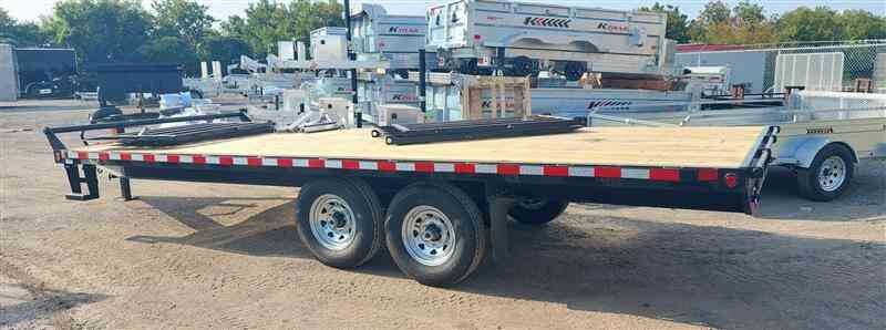 CANADA TRAILERS 8.5X20 STRAIGHT DECK TANDEM AXLE