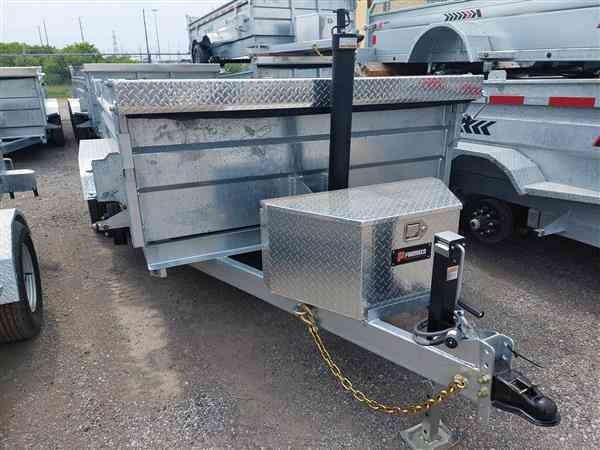 KTRAIL DUMP 6X12 10K TANDEM AXLE WITH RAMPS