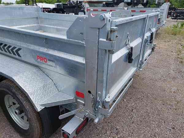 KTRAIL DUMP 6X12 10K TANDEM AXLE WITH RAMPS