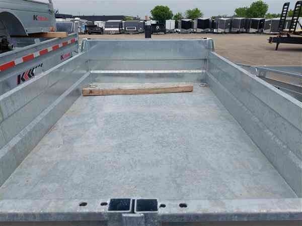 KTRAIL DUMP 6X10 10K TANDEM AXLE WITH RAMPS