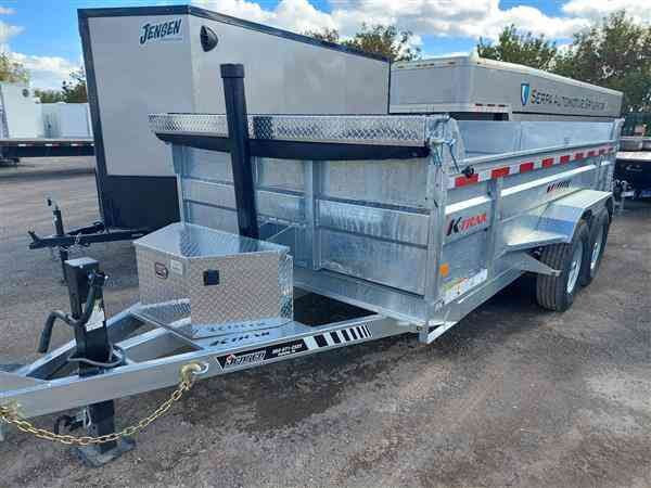 KTRAIL DUMP 82X12 14K TANDEM AXLE WITH RAMPS