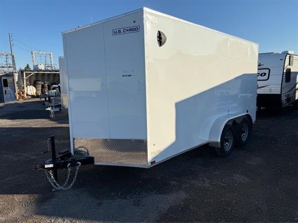 FOREST RIVER USECO 7X14 TANDEM AXLE BARN DOOR