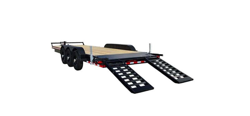 CANADA TRAILERS 7X22 21KTR EQUIPMENT/CAR HAULER TRI AXLE