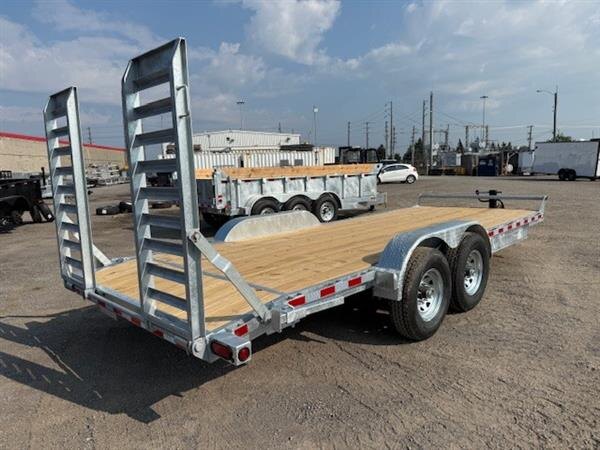 CANADA TRAILERS 7X20 10K EQUIPMENT/CAR HAULER TANDEM AXLE