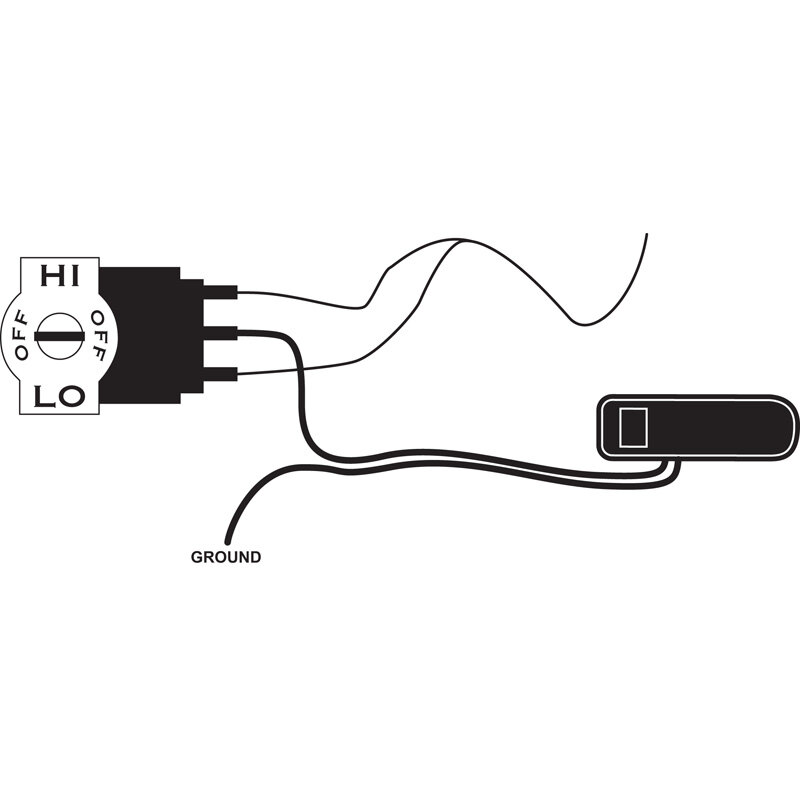 THUMB WARMER KIT BOTTOM EXIT WIRE.