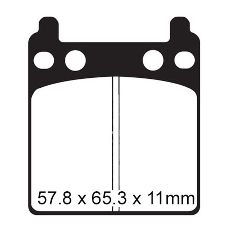 EBC PAD FA32FERODO 310 032(FDB134P)(VD108/116)