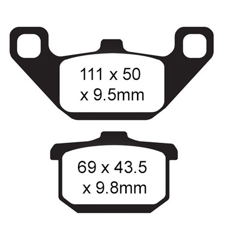 EBC PAD FA85FERODO 310 085(FDB339P) (VD426)