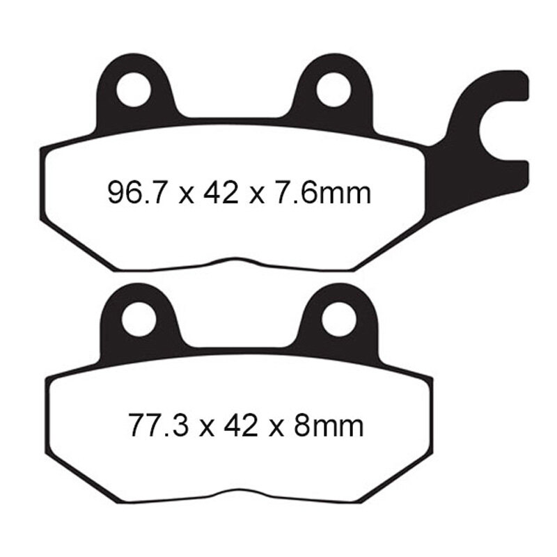 EBC PAD FA215FERODO 310 165X(FDB631P)(VD250/2)