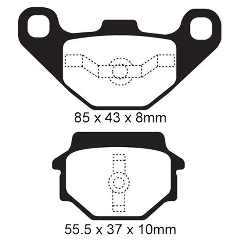 EBC PAD FA251FERODO 310 251 (FDB314P)