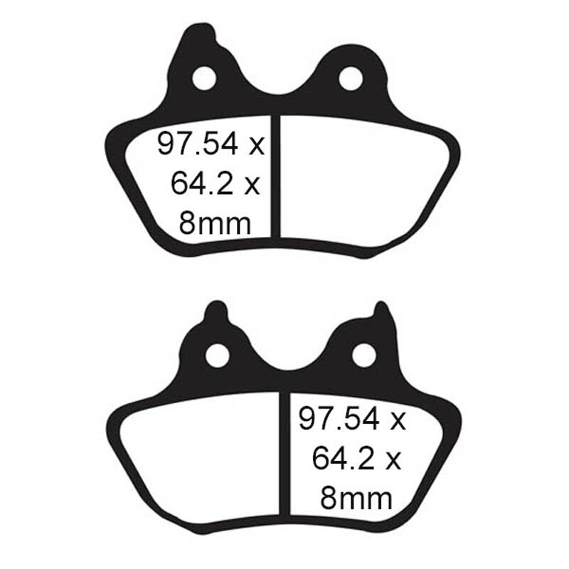 EBC PAD RR FA434 HARLEY FXS/FLS 06 07