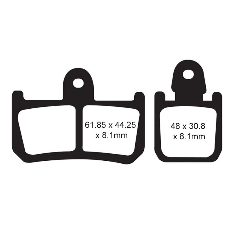 EBC PAD FA442/4 4PCS YZF 1 07/08R1 09