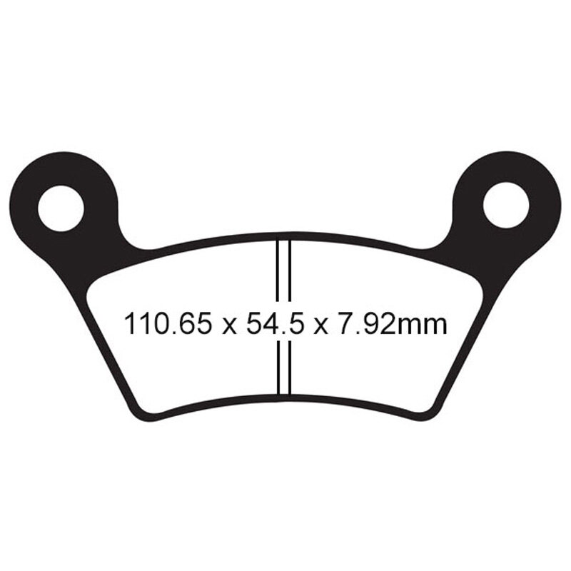 EBC PAD RR FA473 CAN AM SPYDER 08 09