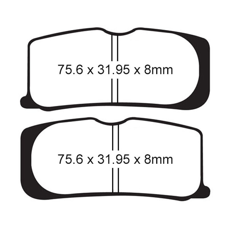 EBC PAD FR FA474 CAN AM SPYDER 08 09