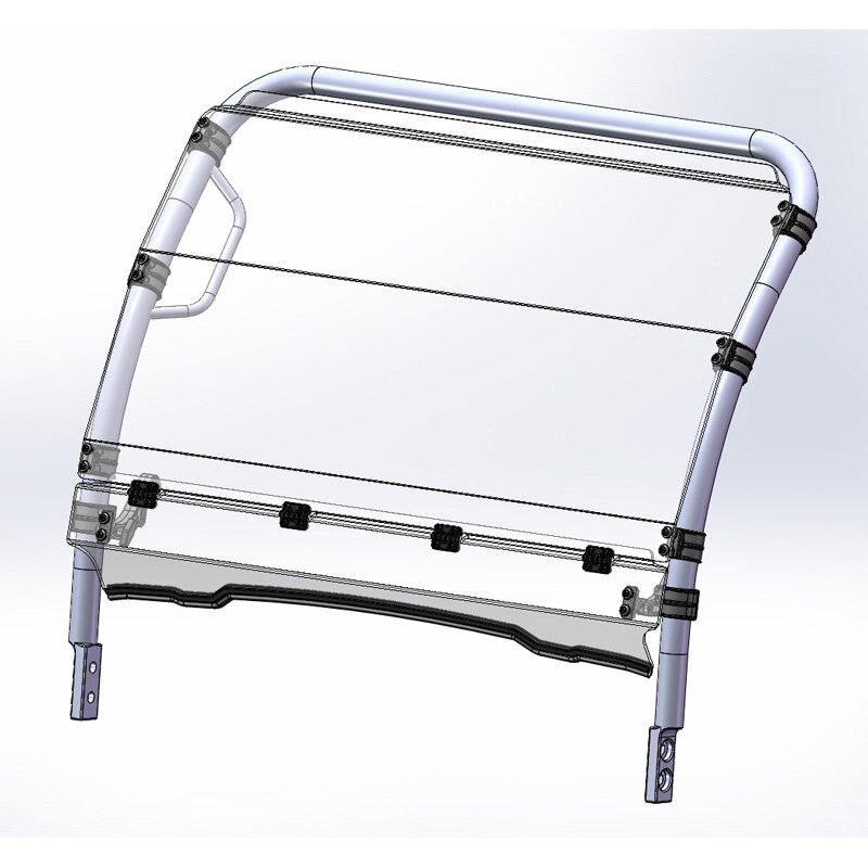 FULL TILT WINDSHIELD HC KAWA MULE 400