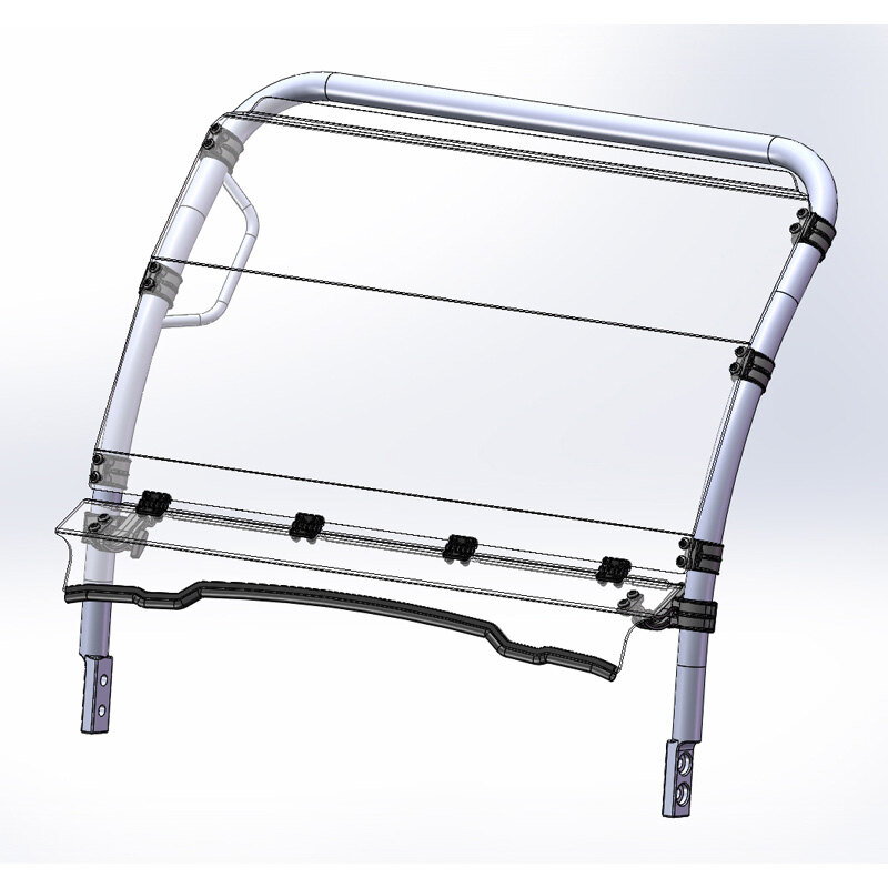 FULL TILT WINDSHIELD HC KAWA MULE 400