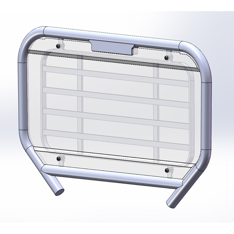 REAR WINDSHIELD KAWASAKI MULE 400 17 22