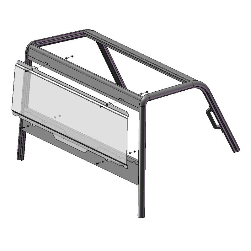 REAR WINDSHIELD HC POLARIS RANGER FULL SIZE