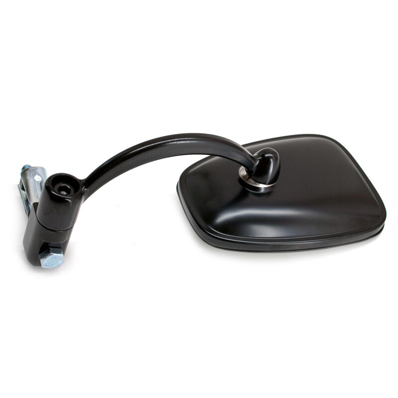 HANDLEBAR END MIRROR LF/RH BLACK RECT.