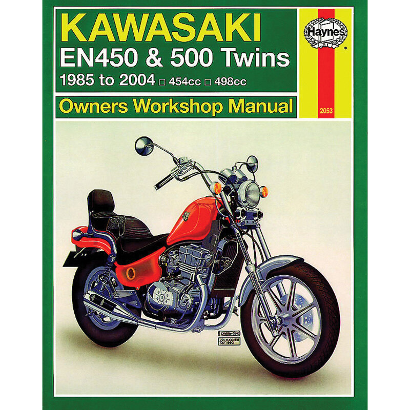HAYNES MANUAL DELUXE KAW EN450/EN500 85 04