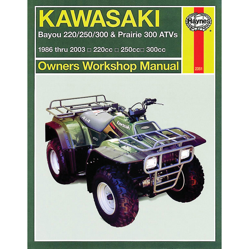 KAW KLF220/250/300/KVF300 86 03 HAYNES.