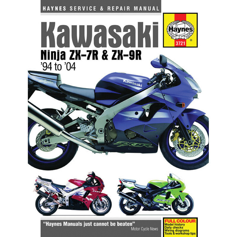HAYNES MANUAL DELUXE KAW ZX 7R/ZX 9R 94 04