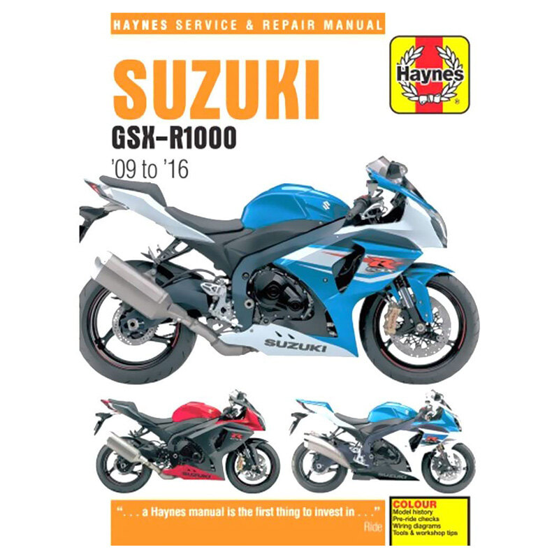 HAYNES MANUAL SUZUKI GSX R 1000 09 16