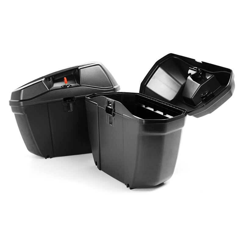 E22 BLACK 22 LITERS GIVI CASE (2PCS).