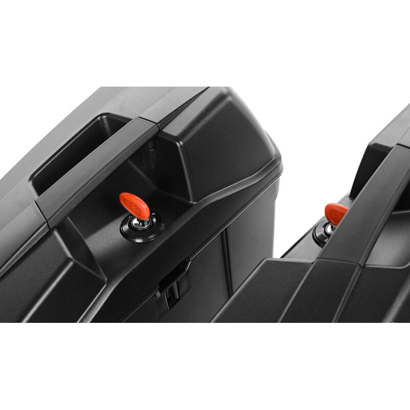 E22 BLACK 22 LITERS GIVI CASE (2PCS).