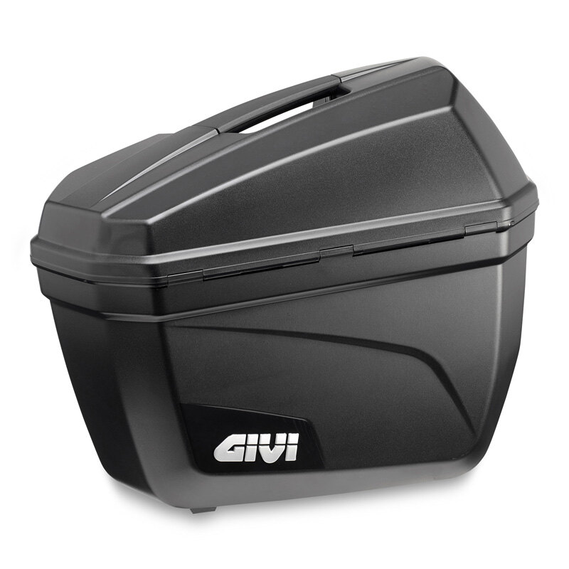 E22 BLACK 22 LITERS GIVI CASE (2PCS).