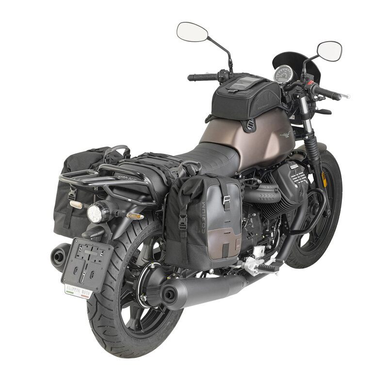 SIDE BAG CORIUM DARK BROWN 16LT