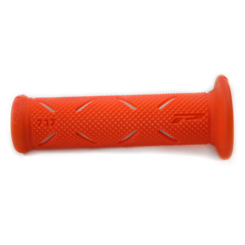 STR GRIPS 717 WHITE/ORANGE FLUO