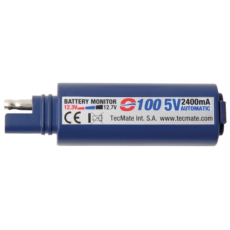 OPTIMATE USB 2400MA CHARGER 3 LED MONITOR