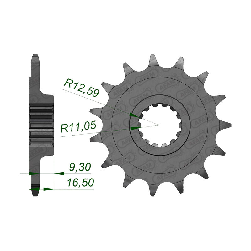 FRONT SPROCKET DUC MONSTER 821 (14 15) 52619 15