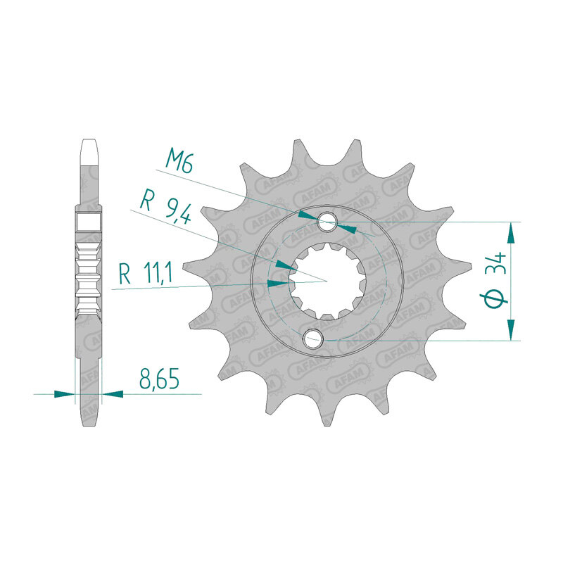 FRONT SPROCKET KTM 390 DUKE (2015) 73305 15
