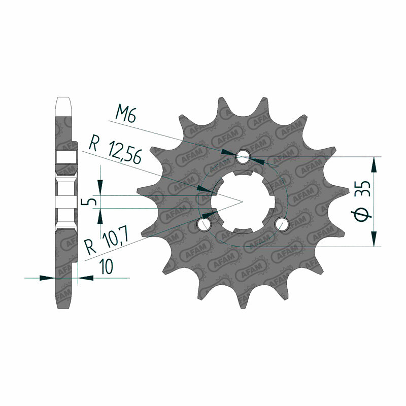 AFAM FR.15T 525P DR650S 96 05 22602 (P2069).