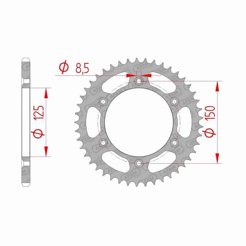 AFAM RR.42T 520 KTM 54610051 42.