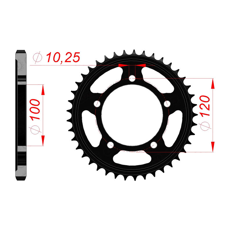 SPR.RR APRILIA RSV4 RR 2016 42T (35807 42)