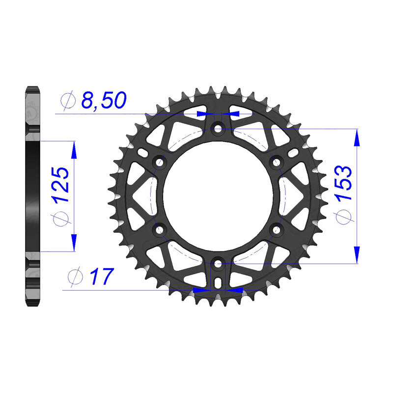 SPR.RR ALLOY 49T CR125250500 CRF450 11212 49T.