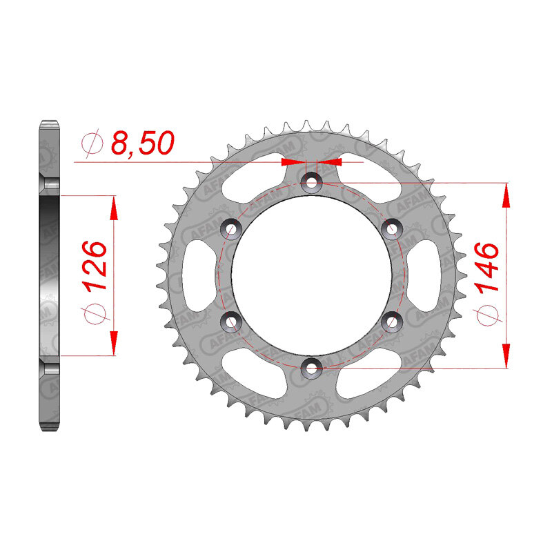 SPR.RR.RM125/250 80 04 51T (14203 51).