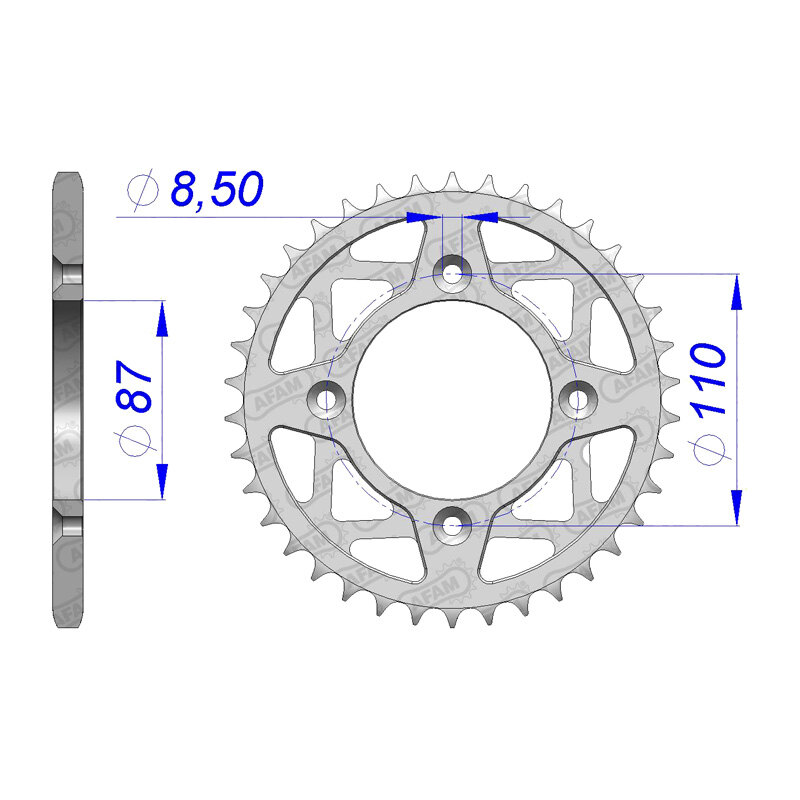 SPR.RR.TY250L 84 42T (13311 42).