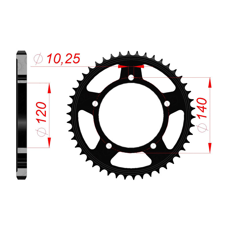 AFAM RR.43T 525P 5H GSXR600/750 00 09 14604