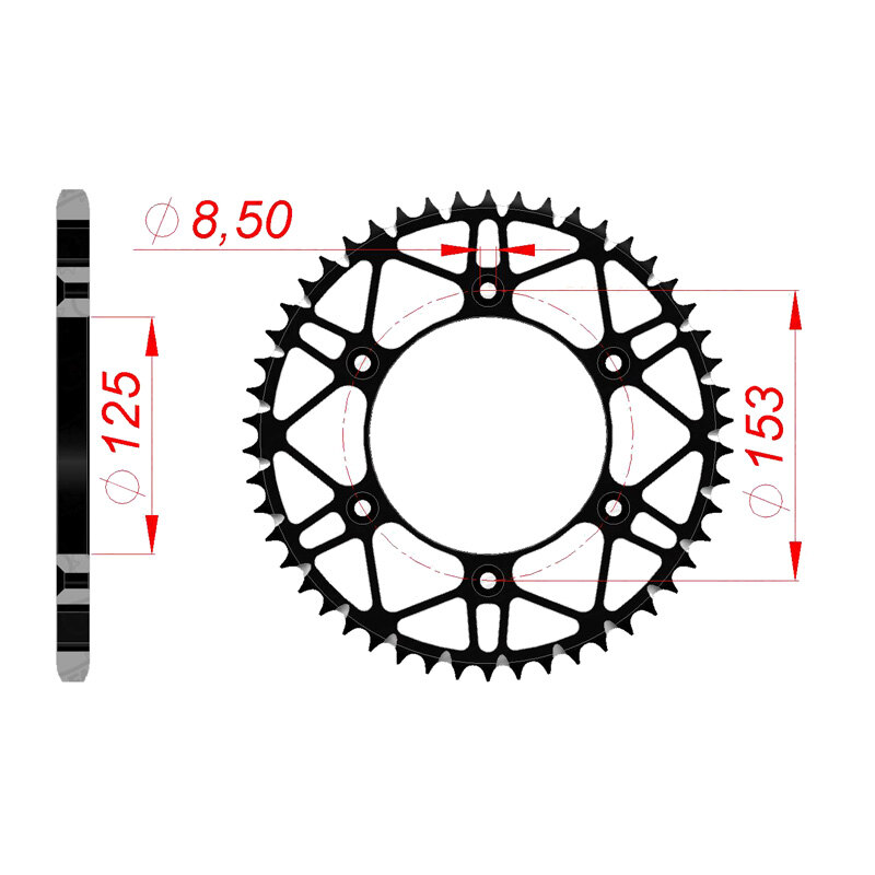 AFAM SPROCKET SLK HONDA MODELS 50T