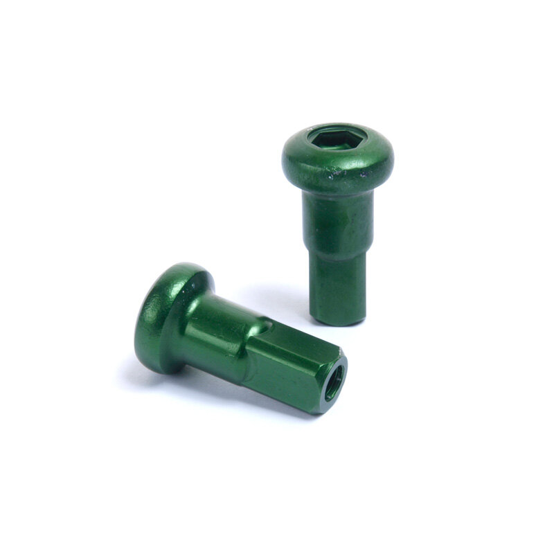 ALLOY NIPPLE (36)/9G X .300/3.6 X 7.6MM/GREEN