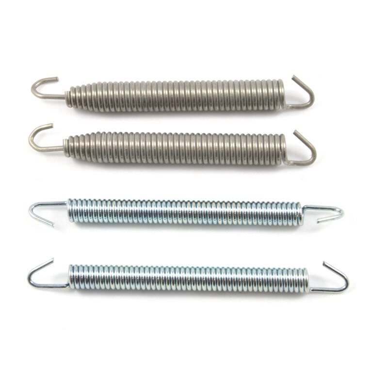 STAINLESS STEEL SPRINGS WITH SWIVEL HOOK 2PK