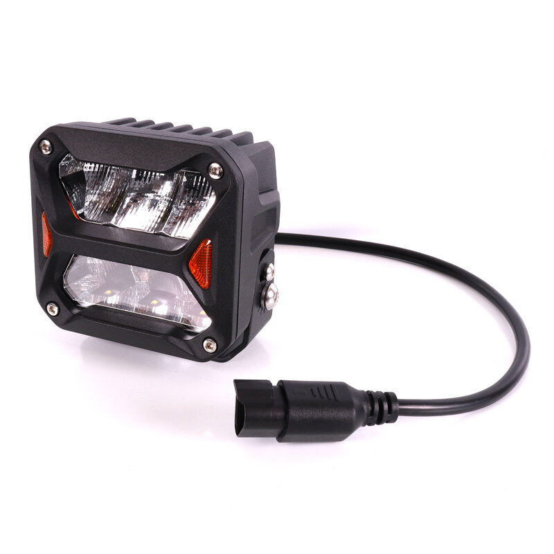 CUBE DRIVING LED LIGHTS 4 2700LM/30W DT PLUG